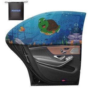Underwater Turtle Car Window Shade